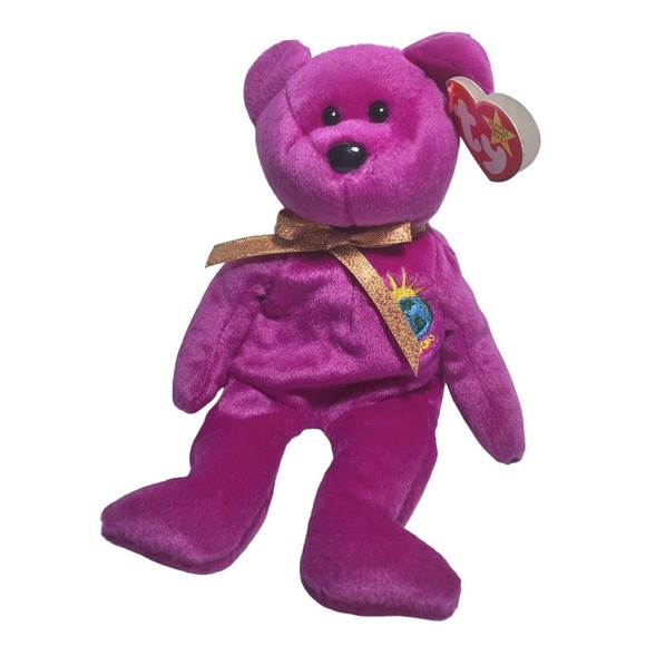 Ty Other - Ty Beanie Baby Millennium Bear Collectible Plush Retired Vintage Original New